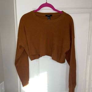 Bunrt Orange Crop top